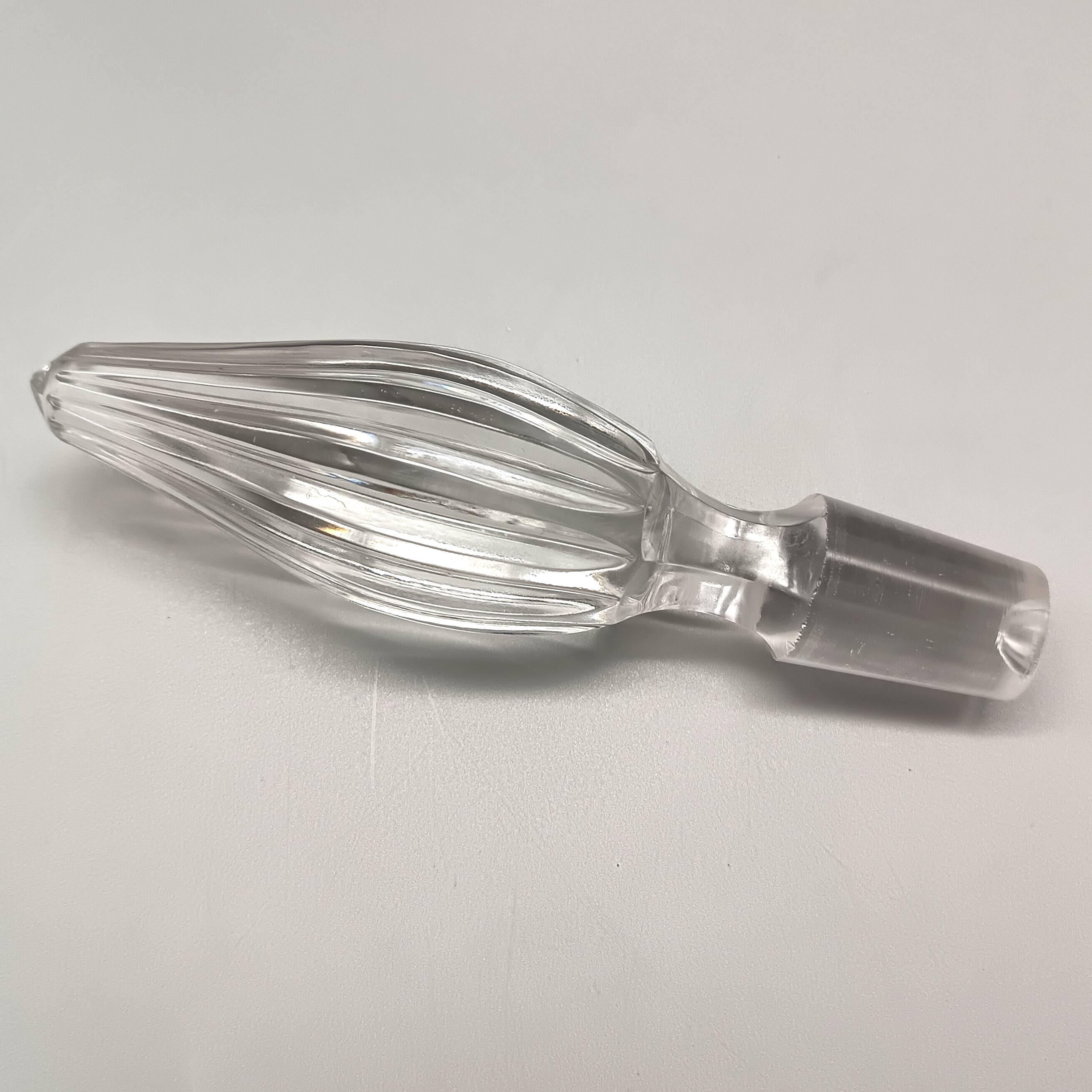 Vintage carafe, clear crystal 24% lead anna hütte germany