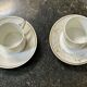 Set of 4 cups and saucers from the early 19th century in Paris porcelain