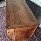 Restoration Walnut Chest of Drawers, 19th Century - Louis Style