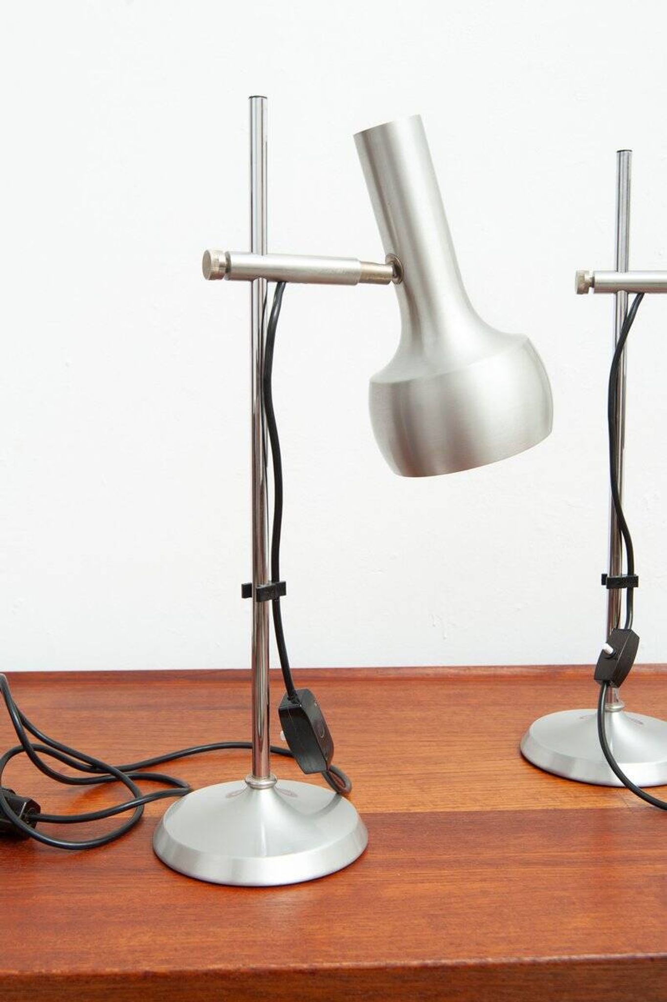 Ensemble de 2 lampes de table par Leclaire & Schäfer, années 1960.