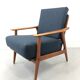Vintage danish teak lounge chair, 1970s