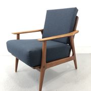 Paire de Fauteuils en teck danois vintage, années 1970
