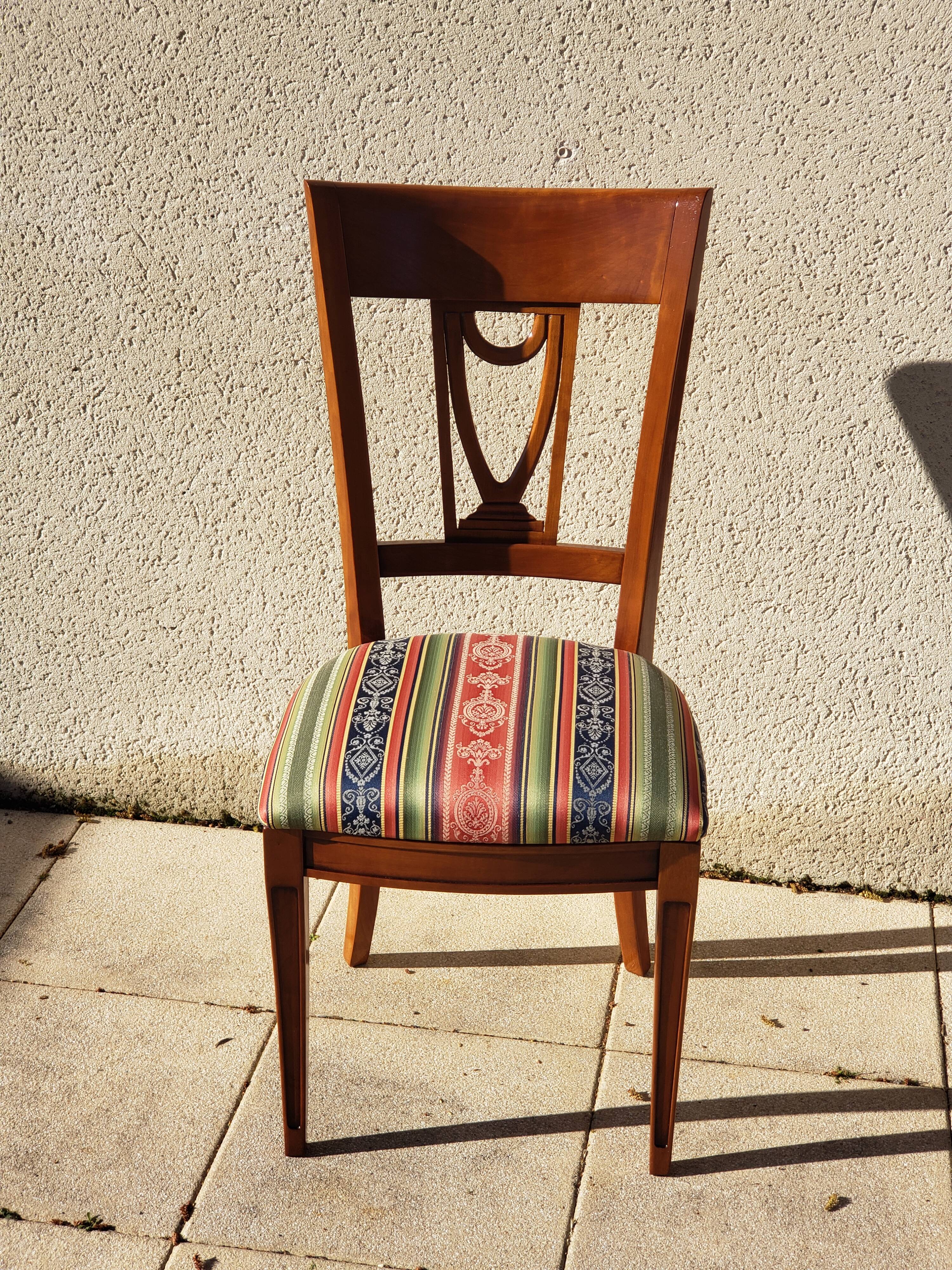 Vintage wooden office chair from the 1970s.