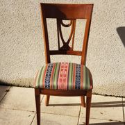 Vintage wooden office chair from the 1970s.