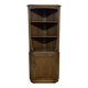 ERCOL English elm corner cabinet from the 1970s