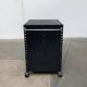 Postmodern perforated metal service trolley, 1980s