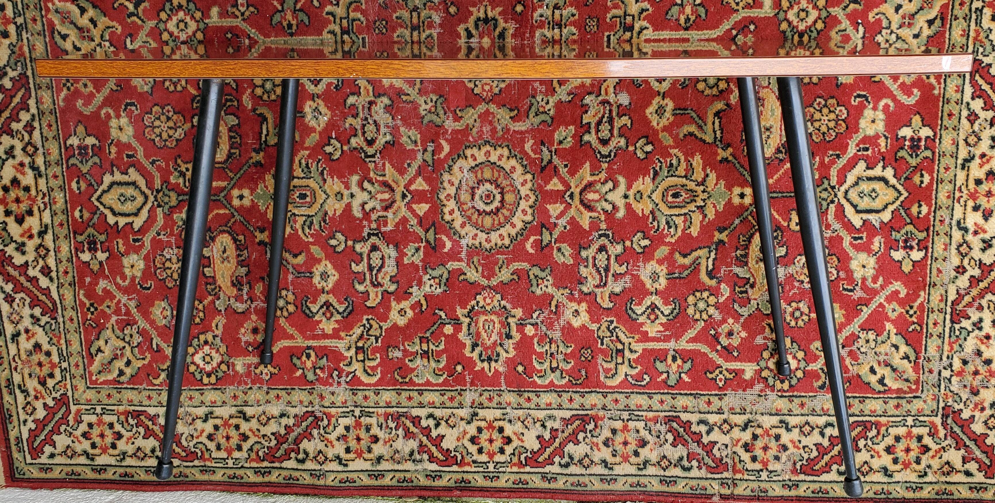 Coffee table formica and metal
