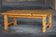 Uno & Östen Kristiansson, rectangular coffee table in pine, mid-20th century, 1970s.