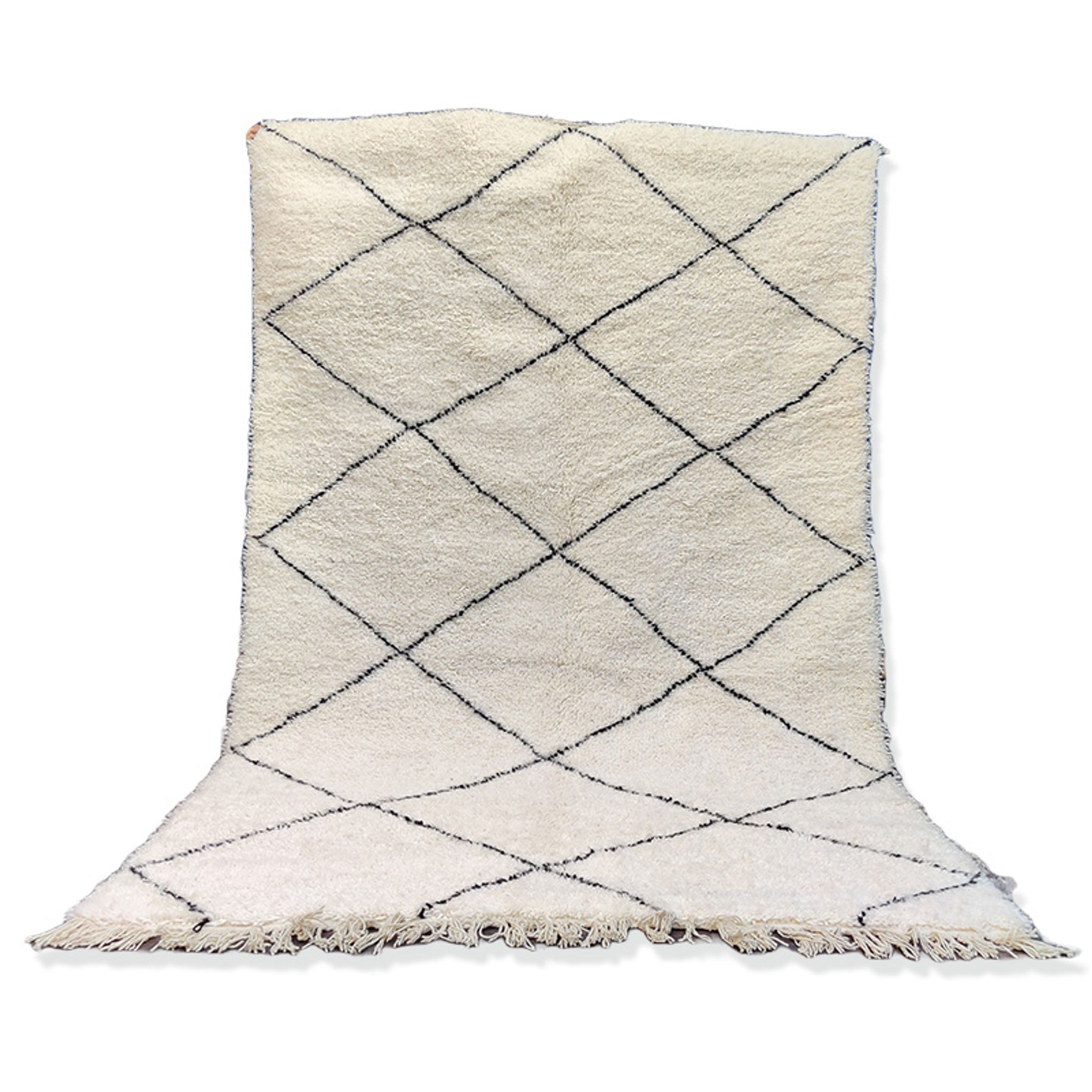 Beni Ourain diamond rug 160x260 cm