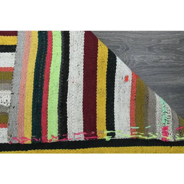 1970s Vintage Turkish Oushak Handmade Wool Cotton White Area Rug 178x289