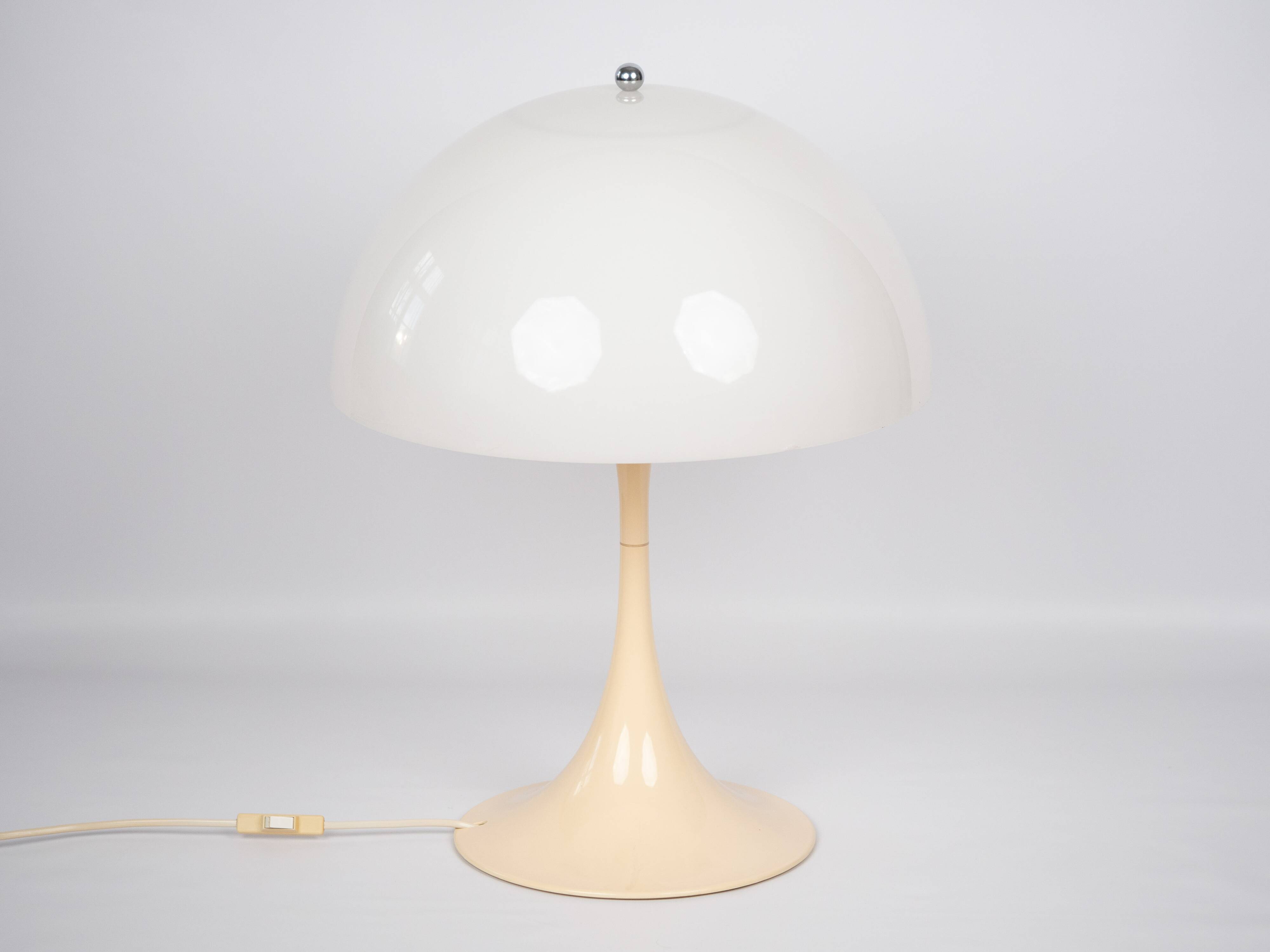 Danish vintage table lamp Panthella by Verner Panton, Louis Poulsen, 1971