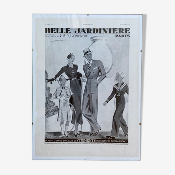 Affiche publicitaire Belle Jardinière Paris 24 mars 1934