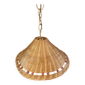 Suspension en osier vintage