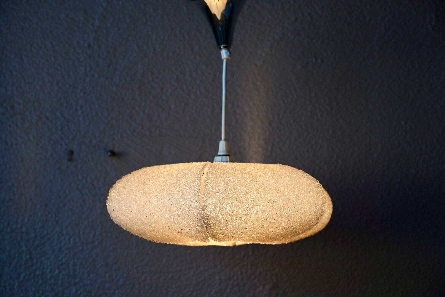 1960s vintage suspension sparkling granulated perspex Mid-Century