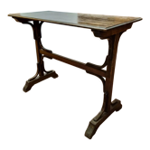Wooden bistro table