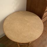 Small round rattan table