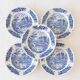 5 vintage collector's plates in pyroblan porcelain BP