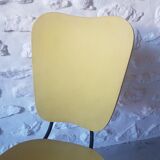 Yellow vintage tubular chair