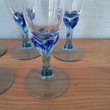 5 new Luminarc champagne glasses from the 80s