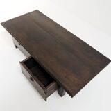 18th century coffee table made from a banker or merchant’s table