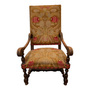 Fauteuil de style louis xiii en