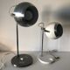 Lampe vintage 1960 eyeball acier brossé - 44 cm