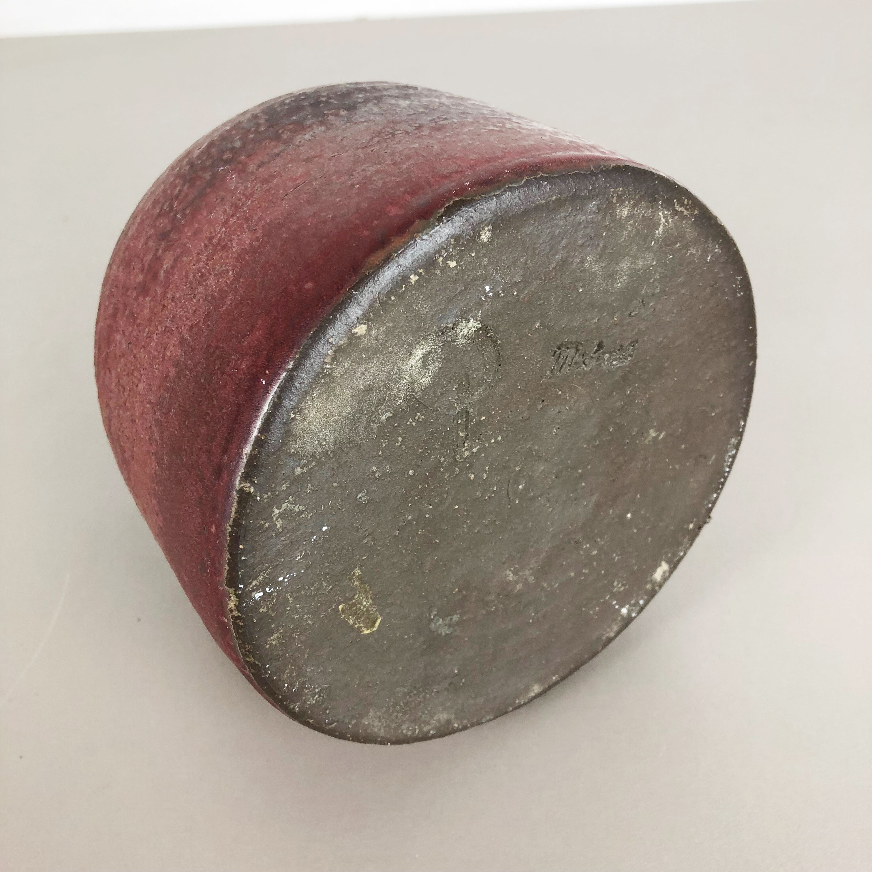 1960 ceramic studio pottery vase by Piet Knepper for Mobach Netherlands