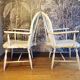 Pair of vintage Scandinavian windsor armchairs