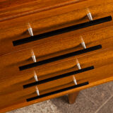 High wooden and glass line of the 60s