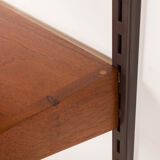 Kai Kristiansen 3 bay teak wall unit with desk, Denmark, 1960s