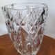 Antique faceted glass vase