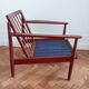 Pair of vintage Scandinavian teak armchairs.
