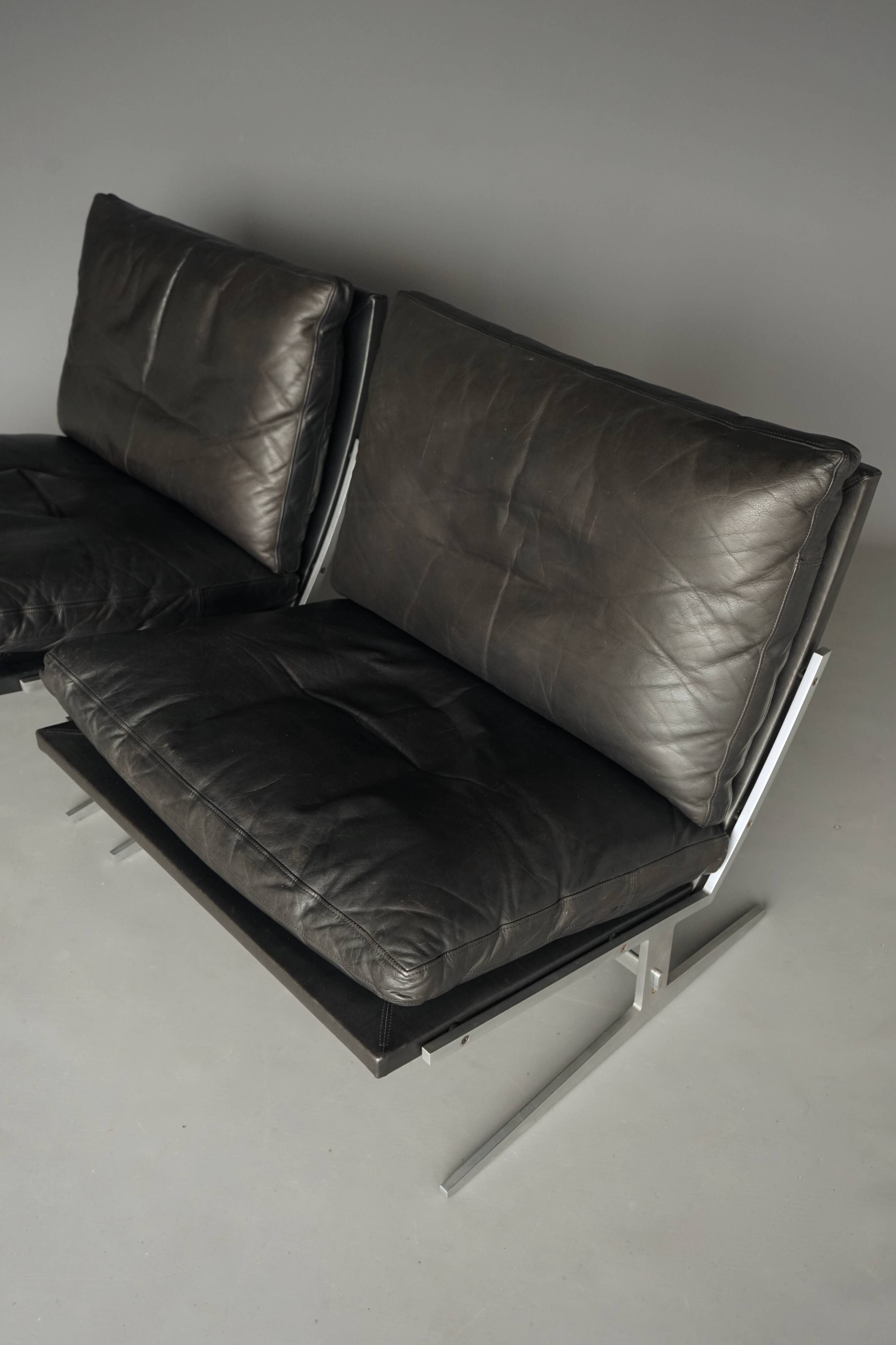 BO-561 Easy Chairs by Preben Fabricius & Kastholm for Bo-Ex, Denmark. 1960s