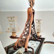 Lustre rectangulaire 8 feux