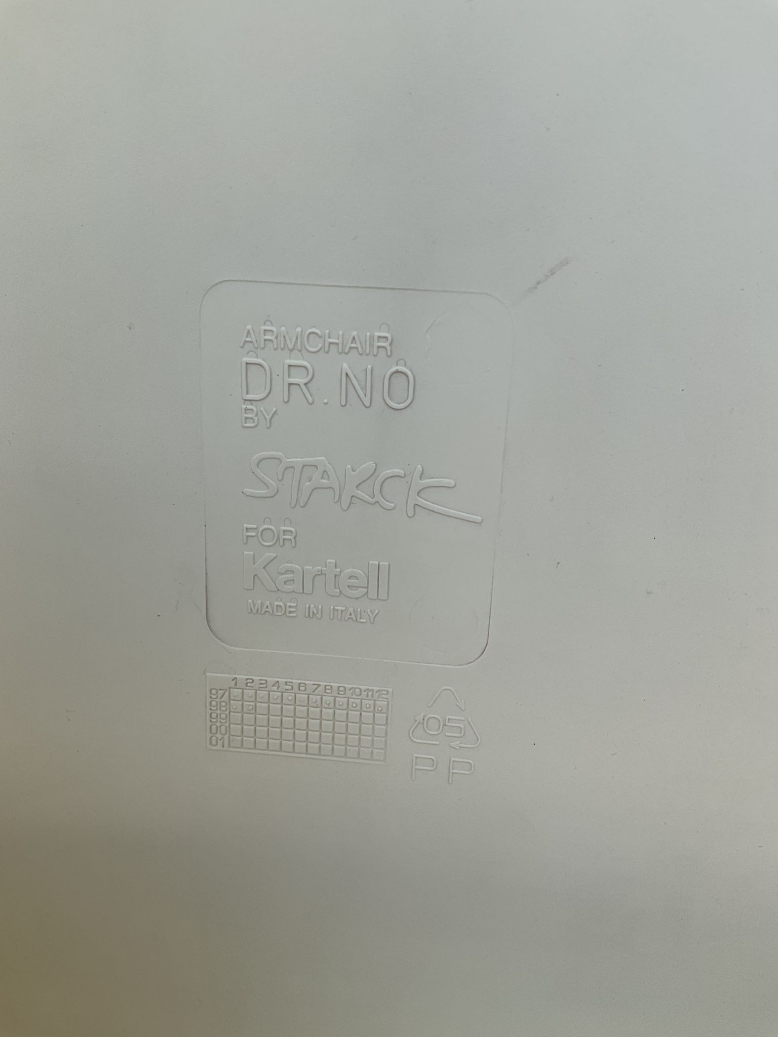 Chair Dr No by Philippe Starck