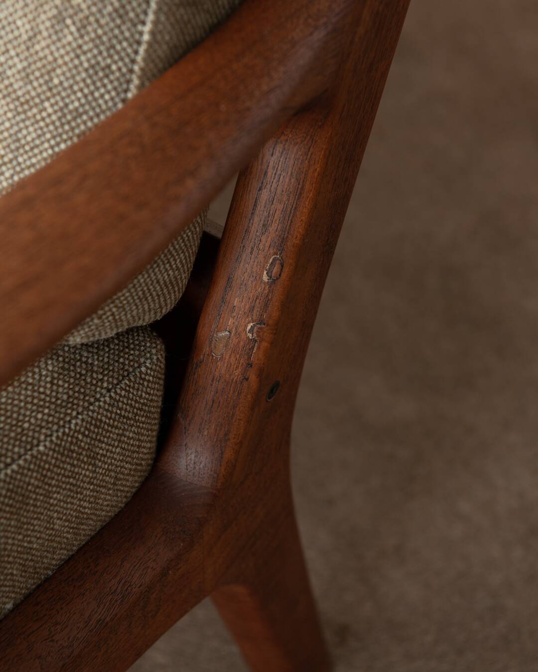 Vintage Senator Two-Seater Sofa by Ole Wanscher for Cado Danish Teak 1960s