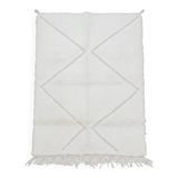 Small white Berber rug