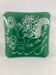 Federica Matta Signed Glass Trinket Tray in Screen-Printed Glass