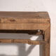 Banc bas ancien en bois de pin – Chine, vers 1890