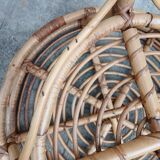 Vintage rattan coffee table