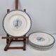 6 flat plates from Lunéville ironstone.