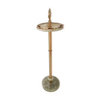 Ashtray on vintage marble stand