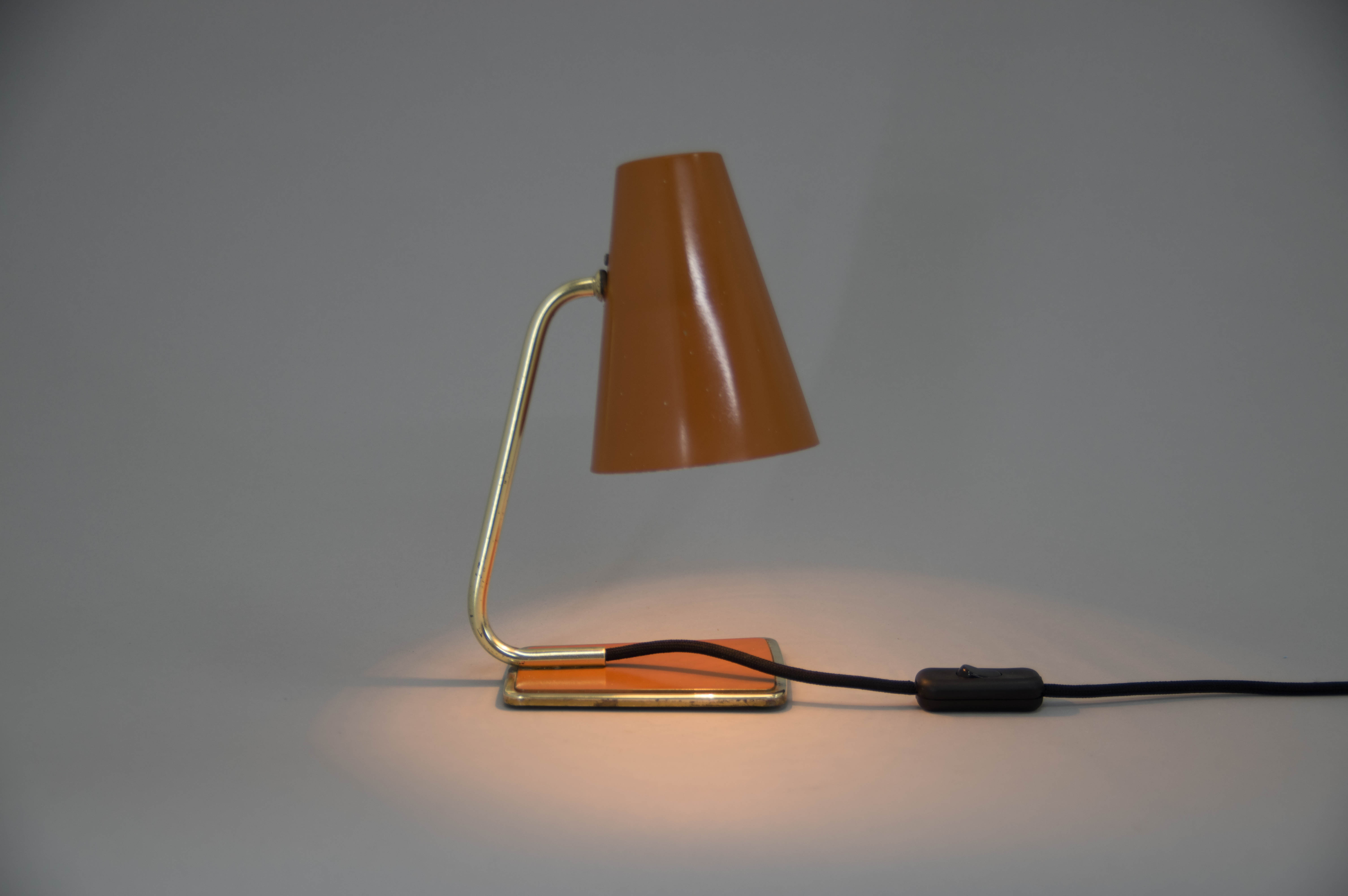 Table or Bedside Lamp, Czechoslovakia, 1960s