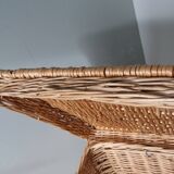 Wicker crate, very large basket