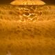 Art Deco Mushroom Lamp Clichy Glass Yellow.