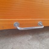 Vintage low curtain cabinet