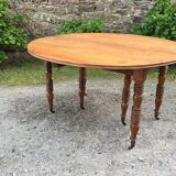Old oval table Louis Philippe with 6 feet