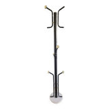 Vintage black and gold coat rack