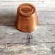 Cache pot en cuivre martelé