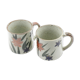 2 mugs vintage en grès